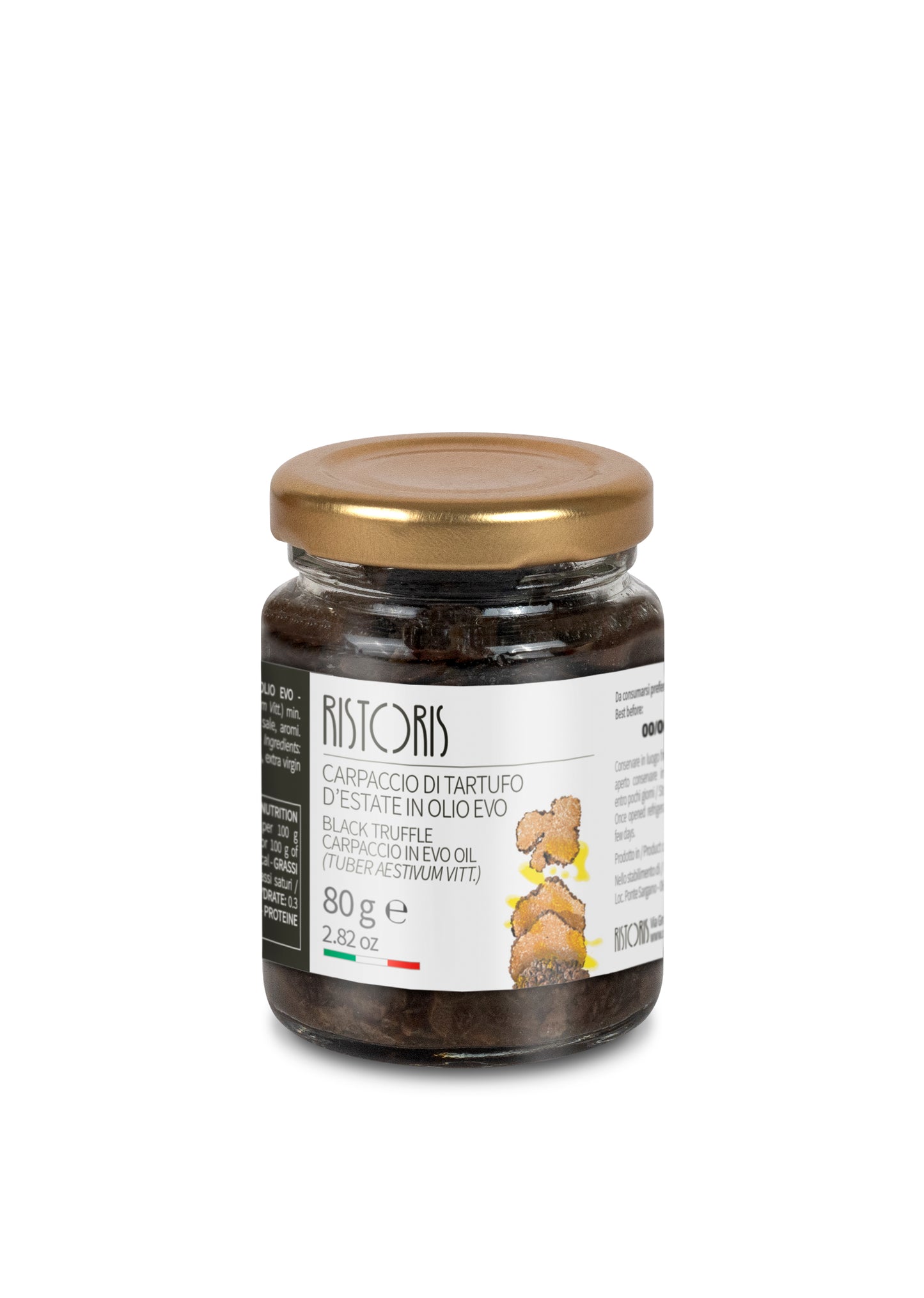 Black truffles RISTORIS, in extra virgin olive oil, 80g