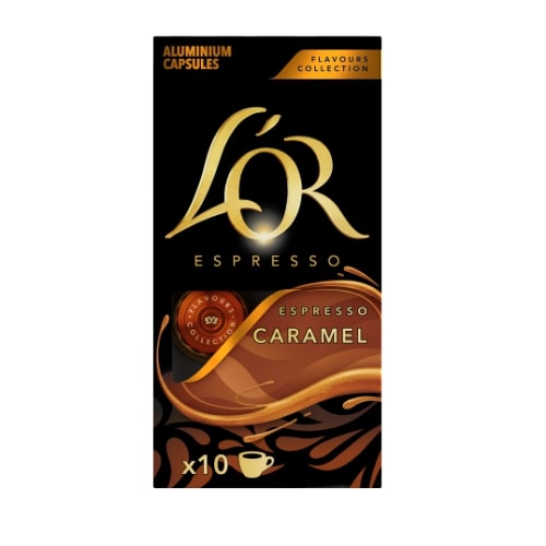 Coffee capsules L'OR Caramel, 10 pcs x 52g