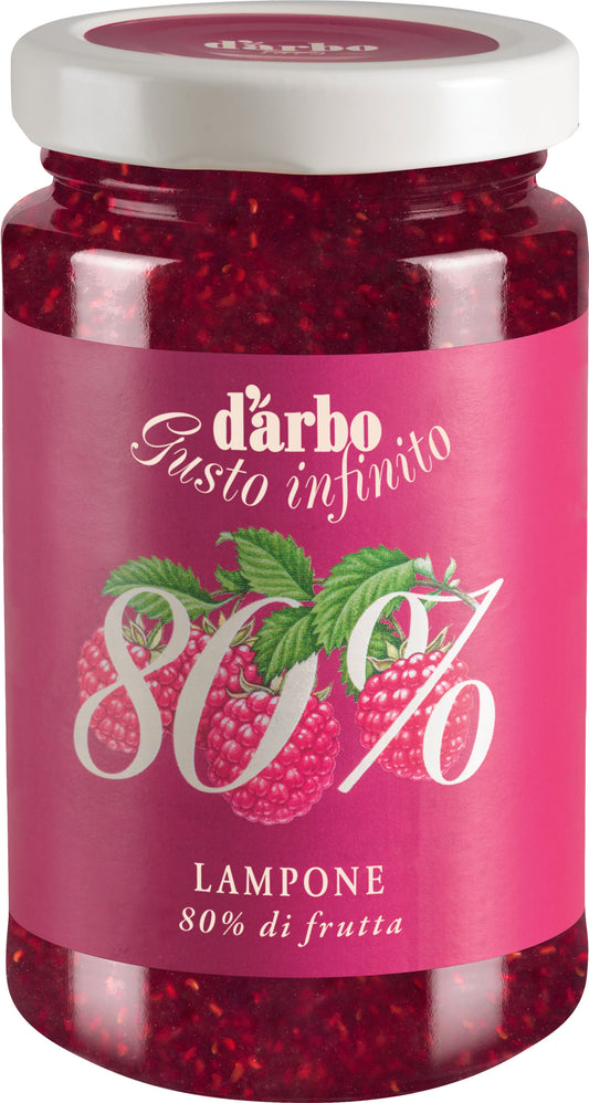 Raspberry jam D'ARBO, 80%, 250 g