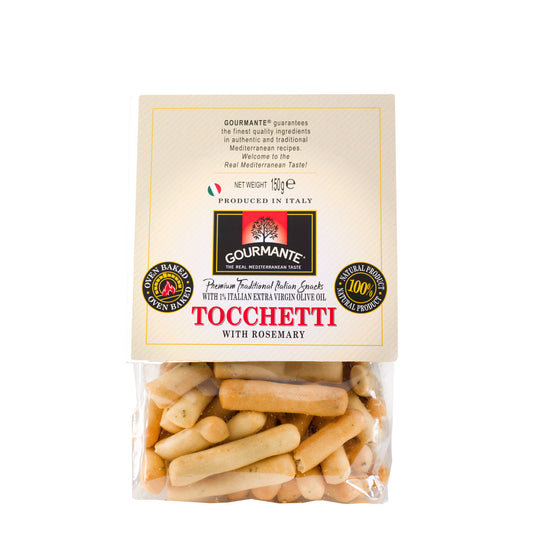 Crackers Tocchetti GOURMANTE, with rosemary, 150 g