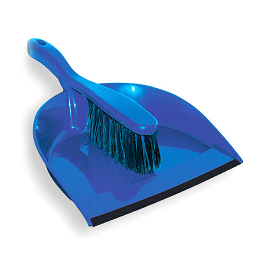 Dustpan CORAL, with brush