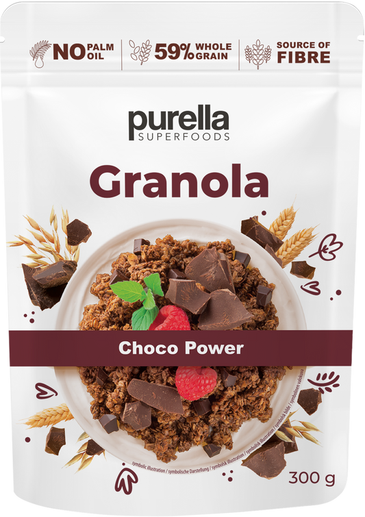 Granola PURELLA, with chocolate and nuts, 300 g