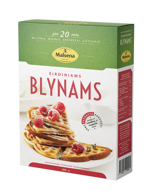 Miltinis mišinys MALSENA, širdiniams blynams, 400 g
