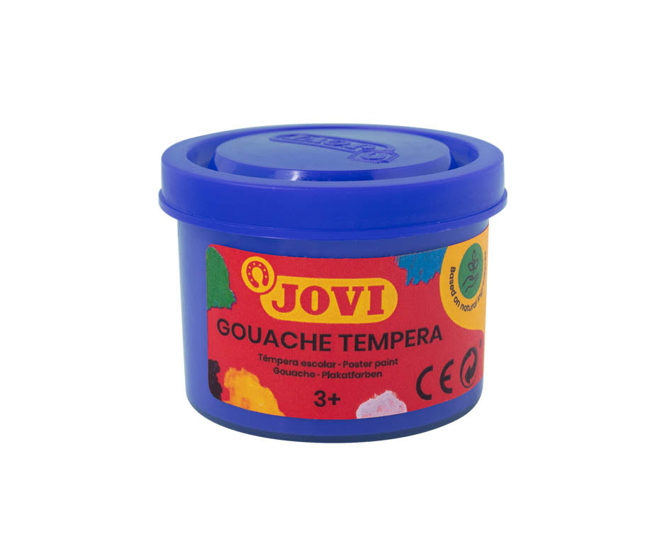 Gouache JOVI Scholar, 5 pcs. 35ml each, dark blue color.