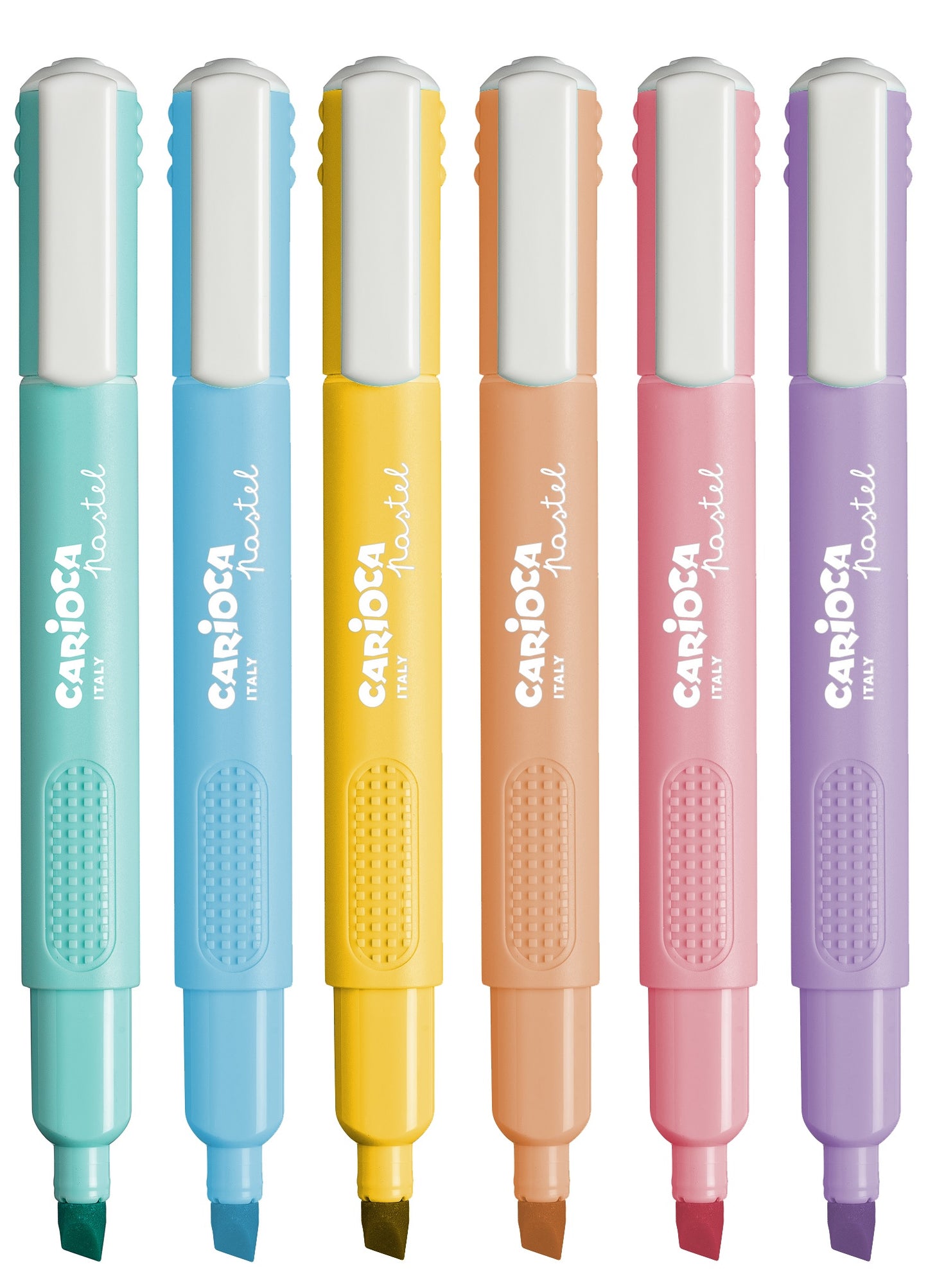 CARIOCA text marker, various pastel colors