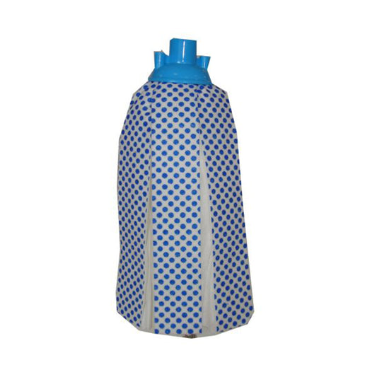 Floor mop with thread, abrasive surface, blue, 120 g