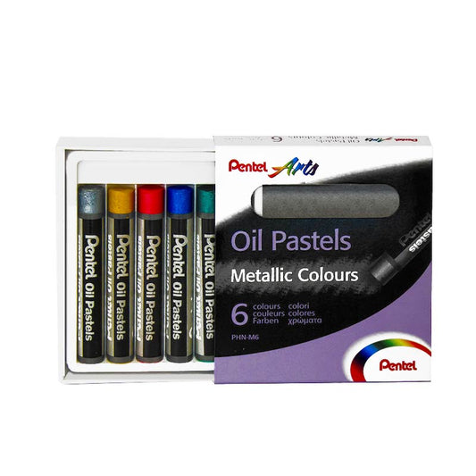 Oil crayons PENTEL Arts, 6 pcs.