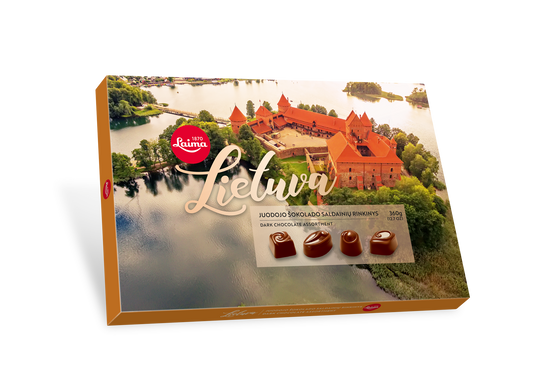 Dark chocolate assortment LAIMA Lithuania, 360 g