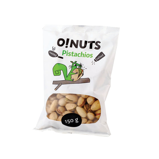 Roasted and salted pistachios O!NUTS, 150 g