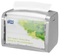 Servetėlių dozatorius TORK XPRESSNAP TABLETOP, 20,1 x 15,5 x 15 cm, šv. pilkos sp. (272613)