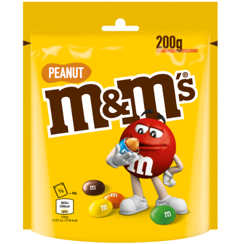 M&M's Peanut Dragee, 200 g