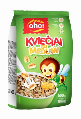Dry breakfast "OHO!" Wheat with honey, 500g