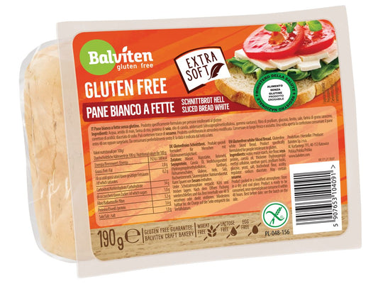 White breakfast bread BALVITEN GLUTEN FREE, 190 g