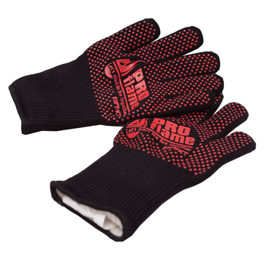 Proflame gloves, for grilling, heat resistant up to 500oC, cotton/silicone, 1 pair
