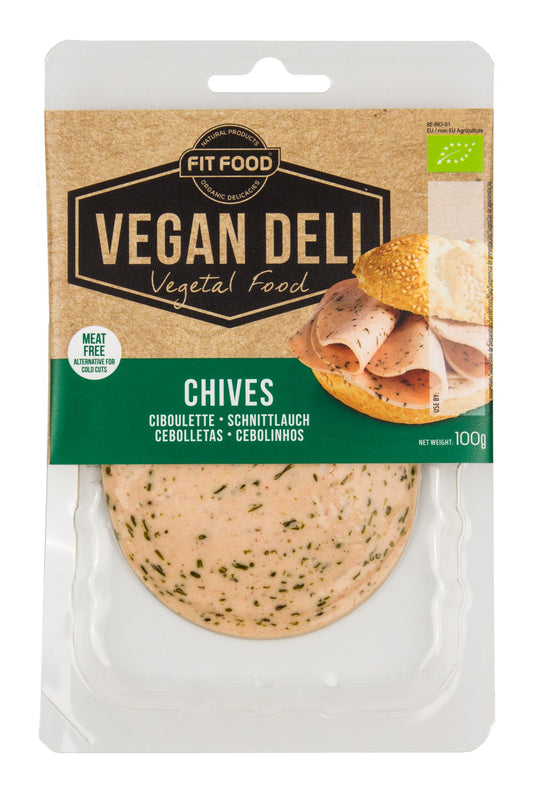 Organic vegan product VEGAN DELI, sliced, with peas, LT-EKO-001, 100g