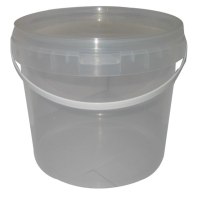 Bucket for food products, with airtight lid, PP, 5.5 l, pcs.