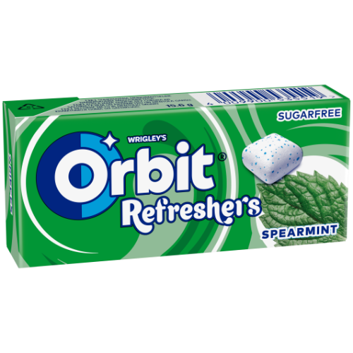 Chewing gum ORBIT sugar-free mint flavor, refreshers, 15.6 g