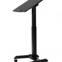 Reguliuojamo aukščio stalas SUN-FLEX®EASYDESK PRO, 60x52cm, juodas