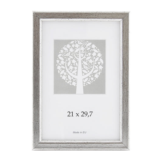 Nuotraukų rėmelis, plastikinis, A4, 21x29,7 cm, vintažinis, sidabro sp.