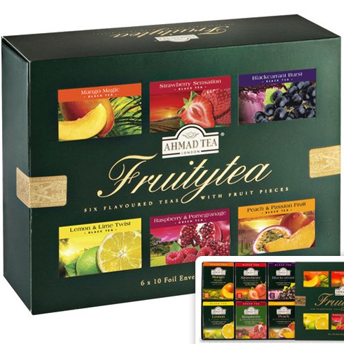 Ahmad FRUITYTEA tea set, 60 sachets, 2 g each