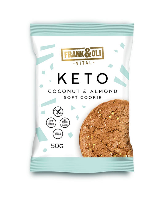 Keto kokosų ir anakardžių sausainis FRANK&OLI, 50g