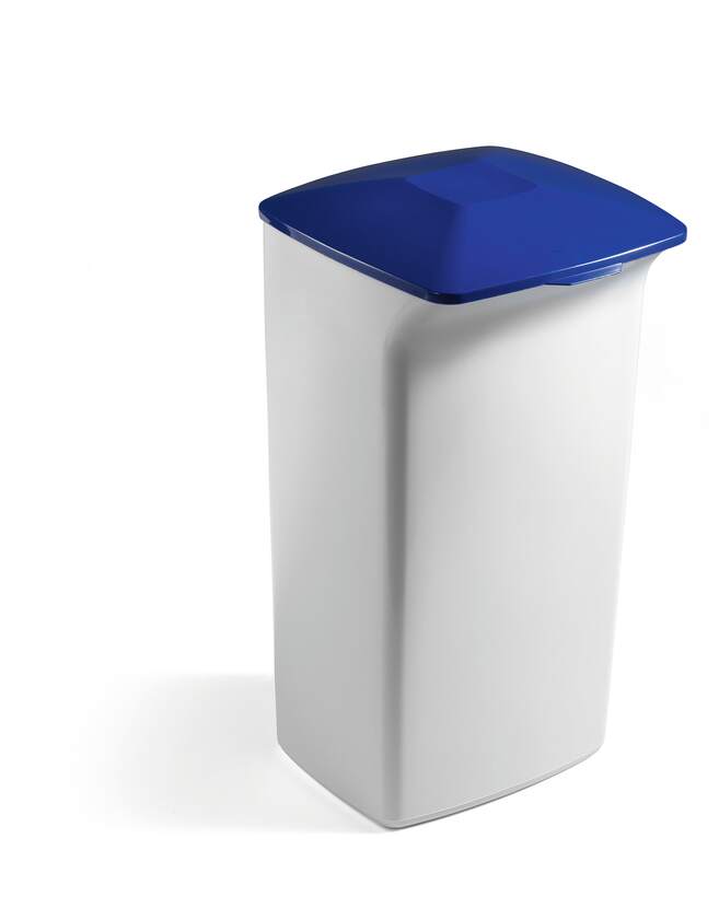 Šiukšlių dėžės dangtis DURABIN® 40L stačiakampis, mėlyna sp.