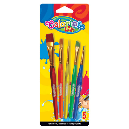 Brushes 5 pcs. Colorino, in blister, synthetic