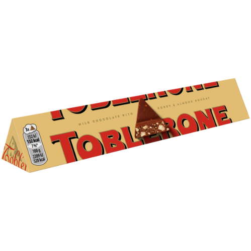 Milk chocolate TOBLERONE, 100 g