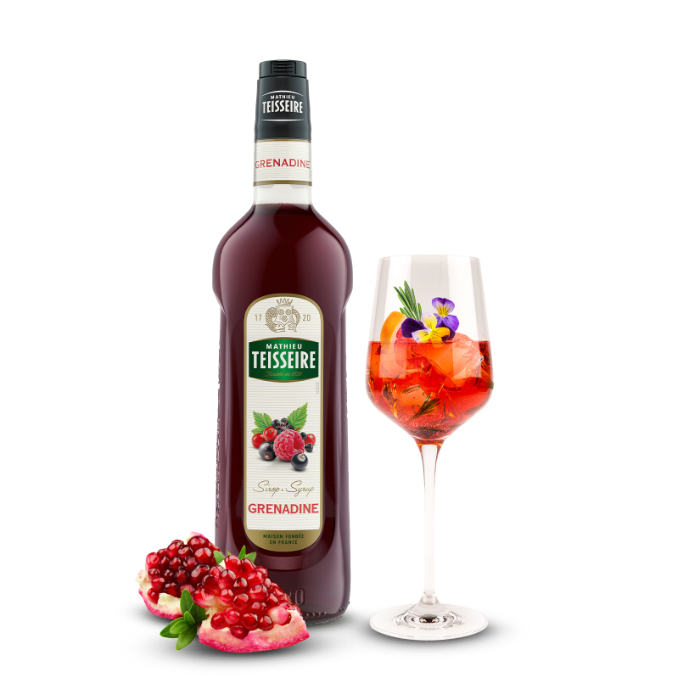 TEISSEIRE Grenadine Syrup, 1 L