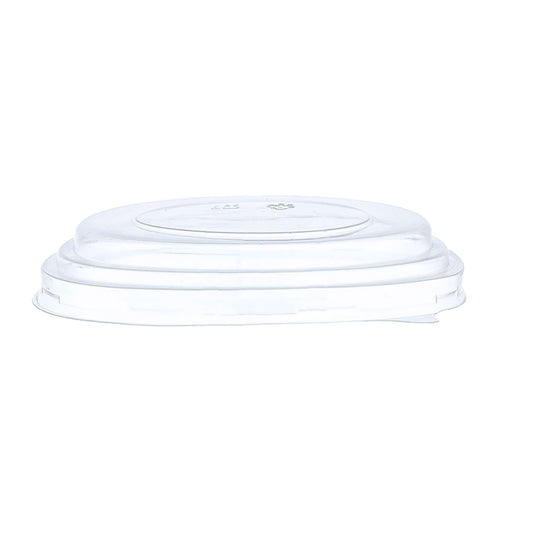 Lid KRAFT, for 1130/1300 ml salad jars, PET, D 18.3 cm, 50 pcs