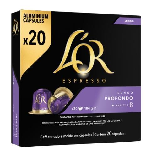 Coffee capsules L'OR Profondo, 20 pcs.