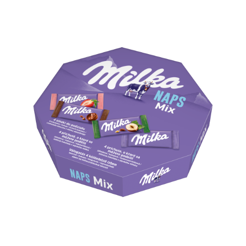 Chocolate candies MILKA Mix Single, 138 g