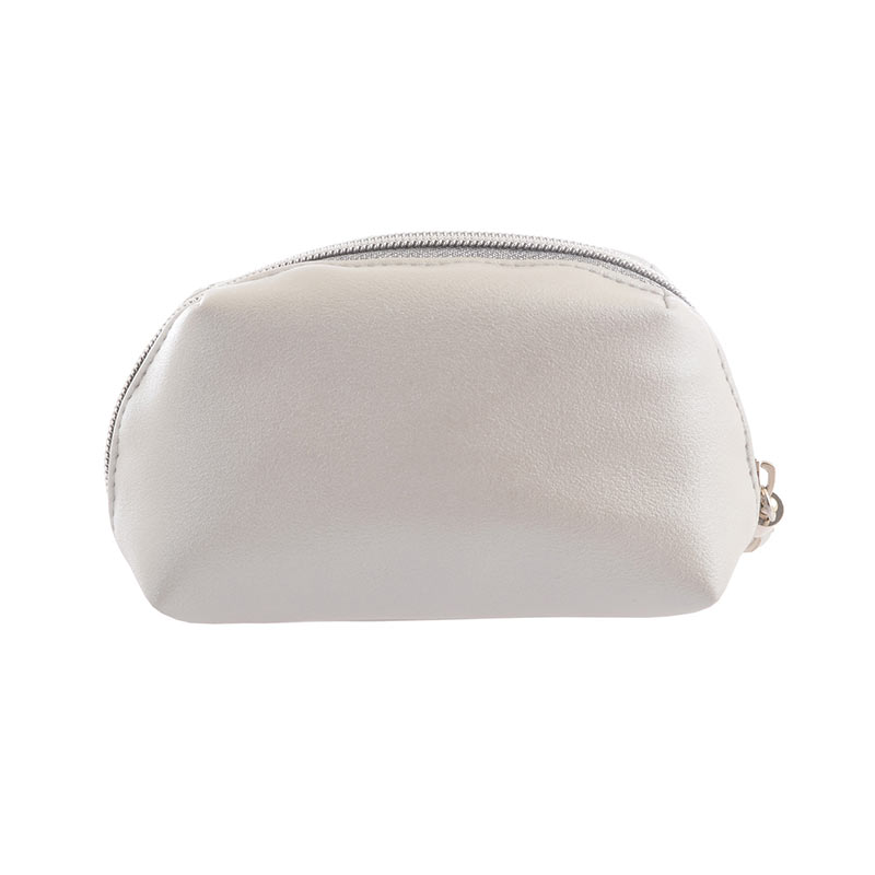 Cosmetic bag YES Weekend YW-33 Sleeping eyes, 9.5 x 16 x 8 cm, pearl color.