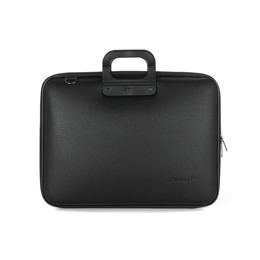Computer bag MaxiBOMBATA AllBlack 17, black color