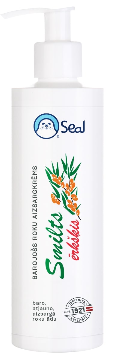 Rankų kremas SEAL šaltalankiai, su dozatoriumi, 250ml