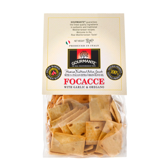 Crackers Focacce GOURMANTE, with tomatoes and paprika, 150 g