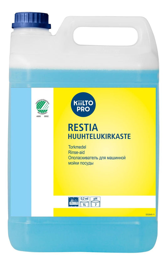 Skalavimo priemonė indaplovėms KIILTO Md Restia Rinse, 5 l