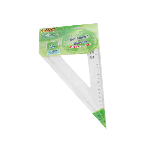 Triangular ruler BIC 60''90''30'', 21 cm