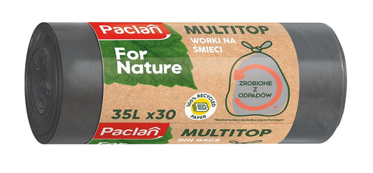 Garbage bags PFN PACLAN Multitop, 35 l, 30 pcs, 18 mic.