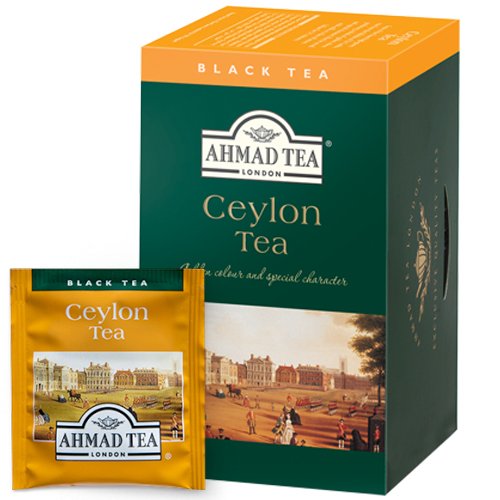 Tea AHMAD CEYLON, in foil bags (20 pcs.x 2 g)