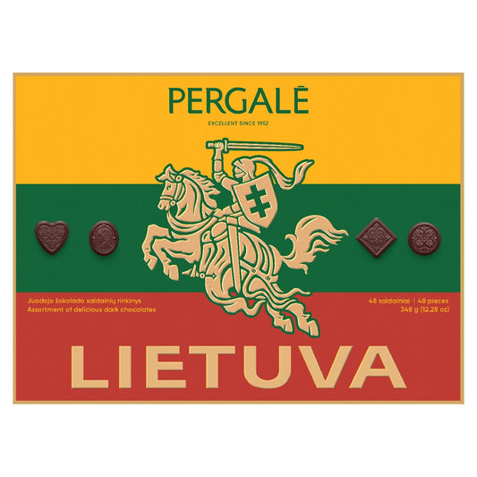 Candy set PERGALĖ Lithuania, with dark chocolate, 348 g