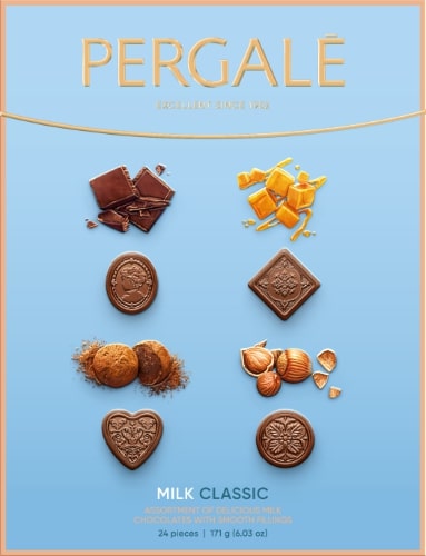 Candy set PERGALĖ, with milk chocolate, 171 g