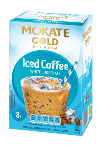 Coffee drink MOKATE Iced Coffee Choco, 8 x 15g