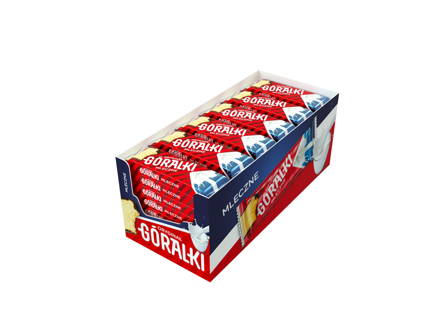 Vafliai GÓRALKI pieno skonio, 45g