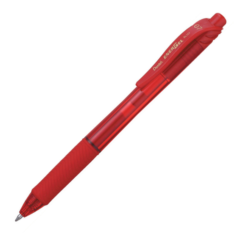 Gel pen PENTEL ENERGELX, 0.7 mm., red