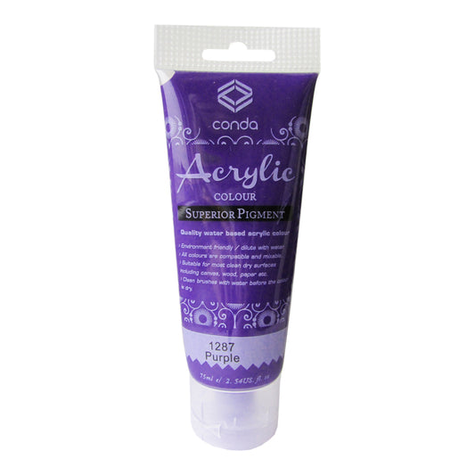 Acrylic paint 75 ml 1287, purple