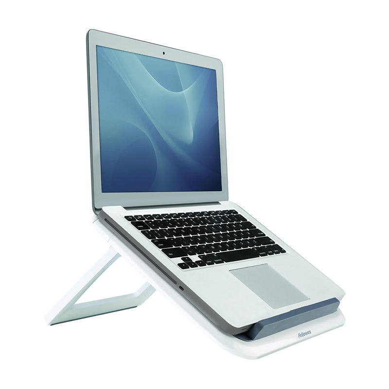 Laptop stand FELLOWES I-SPIRE QUICK LIFT, white/gray.