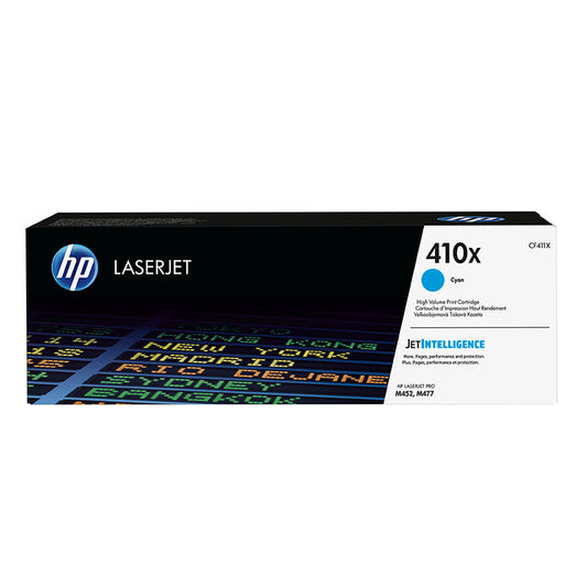 Toner HP No. 410X CF411X (5000 pages), cyan