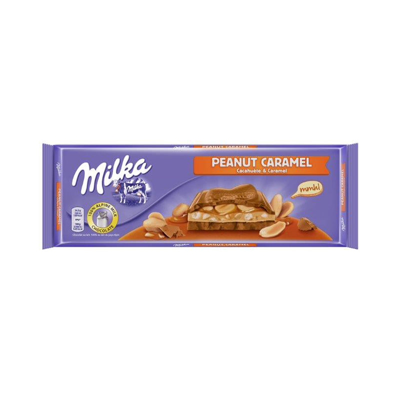 Chocolate MILKA PEANUT & CARAMEL, 276 g