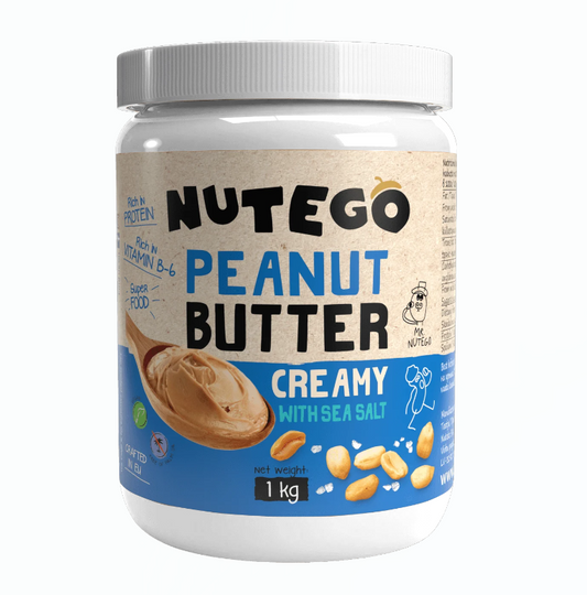 Peanut butter NUTEGO, creamy, 1 kg